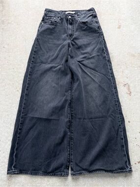 Wide Leg Black Levi’s Denim Jeans